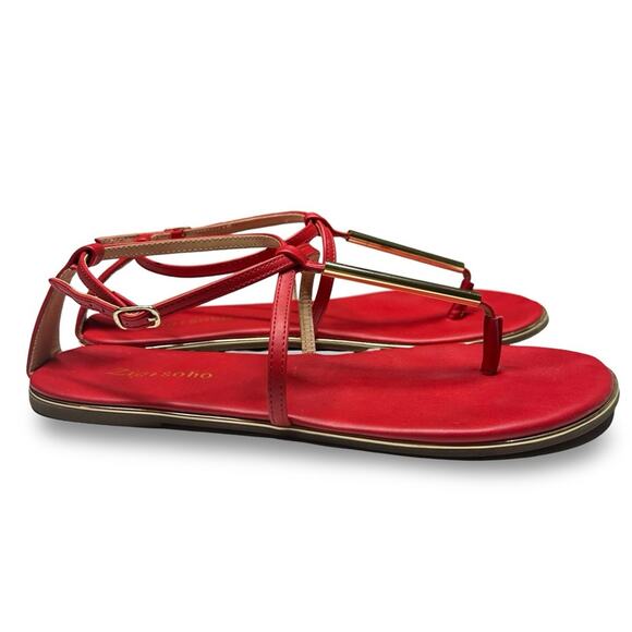 Zigi‎ Soho Gladiator Sandals Size 9 Casual Strappy Flats Preppy Boho Festival - Picture 3 of 8